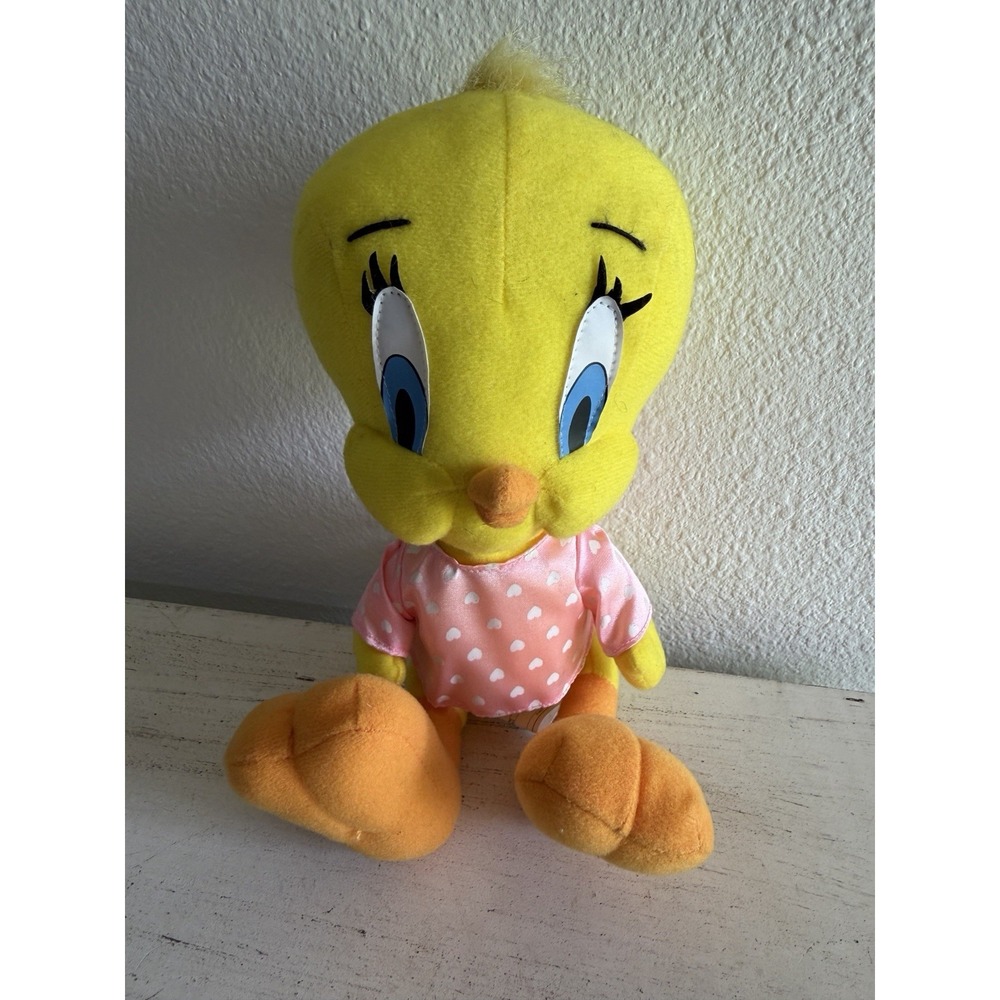 Tweety Bird Plush‎ 9" Vintage 1997 by Warner Bros. Applause Plush Bendable Toy